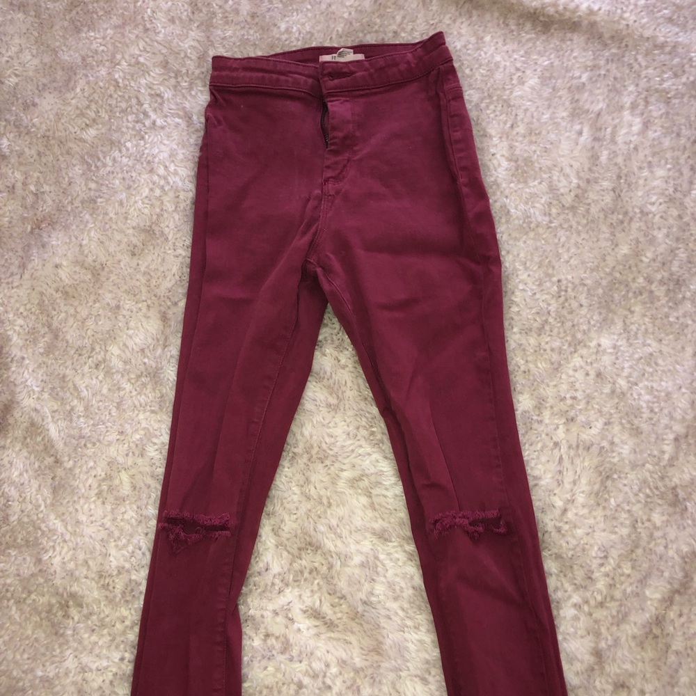 high waisted jeans
